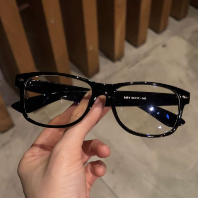Kính Mắt vuông chống ánh sáng xanh gọng nhựa thiết kế đơn giản cho nam nữ