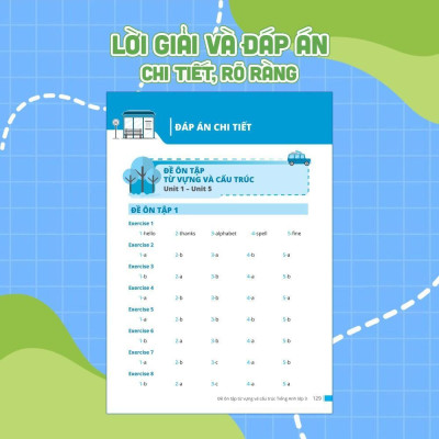 Sách - Đề Ôn Tập Từ Vựng Và Cấu Trúc Tiếng Anh Lớp 3 - Megabook