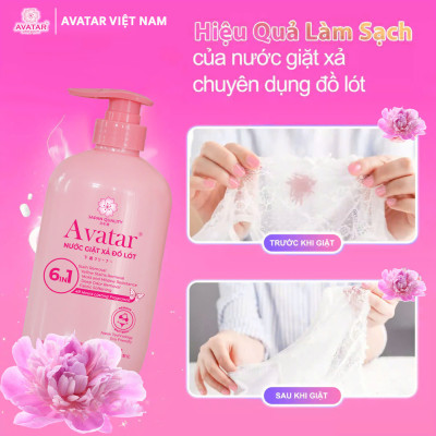 Nước Giặt Xả Đồ Lót Avatar Chuyên dụng 6 In 1 Lưu Hương 48h 500ML ( 2 Mùi Hương ) 