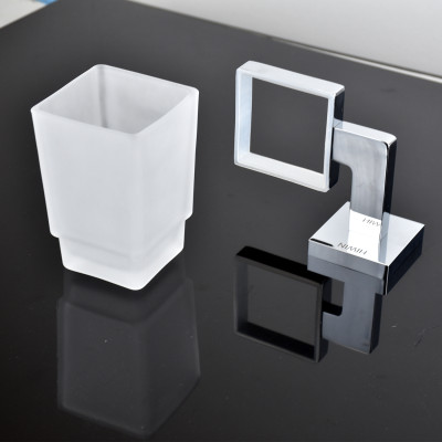 Kệ cốc đơn chất liệu đồng mặt gương cao cấp sáng bóng Hiwin Y-1202