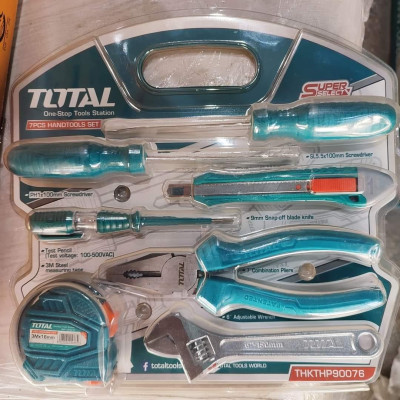 BỘ 7 DỤNG CỤ CẦM TAY TOTAL THKTHP90076 - HÀNG CHÍNH HÃNG
