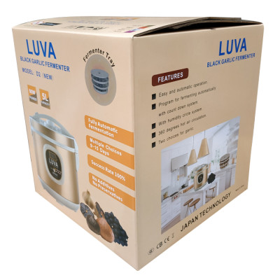 Máy làm tỏi đen tùy chỉnh thời gian LUVA D2(NEW) Công Nghệ Nhật Bản - Hàng chính hãng