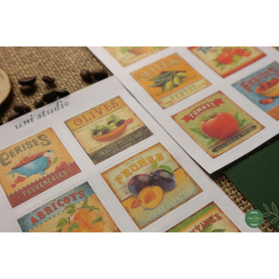 sticker phong cách retro - sticker thiết kế vintage - uni001