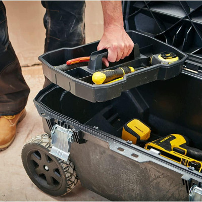 HỘP DỤNG CỤ (NHỰA) CÓ BÁNH XE (91X51,6X43,1)CM STANLEY 1-94-850 - HÀNG CHÍNH HÃNG