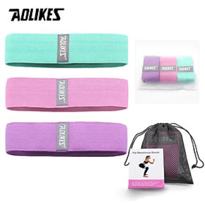 Bộ 3 dây kháng lực AOLIKES A-3604 đàn hồi tập cơ mông đùi chân hip resistance bands