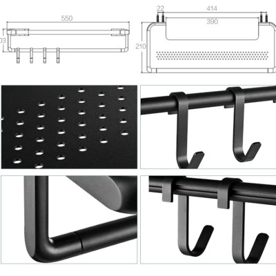 Kệ khăn kết hợp thanh treo dòng Cologne Moen - ACC2701BLK