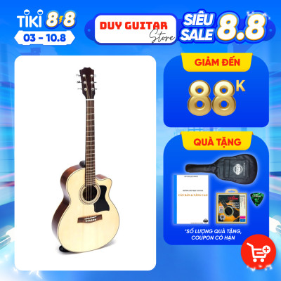 Đàn guitar acoustic DJ150 NAT dòng guitar tầm trung của Duy Guitar Store