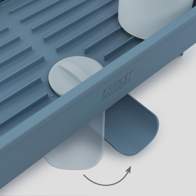 Kệ phơi tách chén Joseph Joseph 003123 - Extend Expandable Dish Drainer Editions Blue