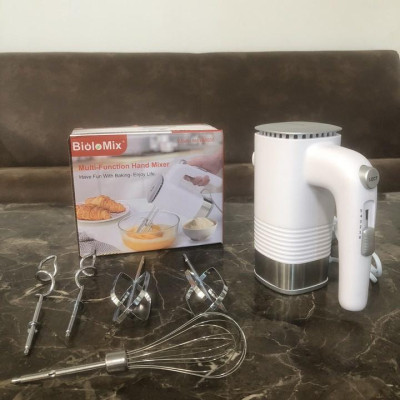 Máy trộn bột, đánh trứng, tạo bọt 3 trong 1 thương hiệu cao cấp Biolomix BM688 - Công suất 500W - HÀNG NHẬP KHẨU