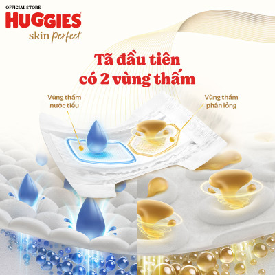 [Tặng kèm miếng] Tã dán sơ sinh Tràm Trà Tự Nhiên Huggies NB40/NB70/S54/S80