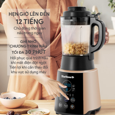 Máy Xay Nấu Sữa Hạt Đa Năng BlueStone BLB-6033 - Công suất 800W - 9 chương trình nấu - Bảo hành 24 tháng - Hàng chính hãng