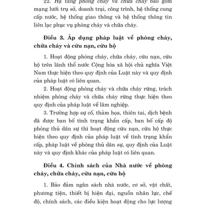 Luật phòng cháy, chữa cháy và cứu nạn, cứu hộ năm 2024 - bản in 2025