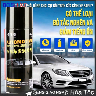 Xịt Dưỡng Gioăng Cao Su Ô Tô, Chống Kẹt Cửa Kính Hiệu Quả - Silicon Spray [AUTOMOTM] 450ml ,  đèn trang trí