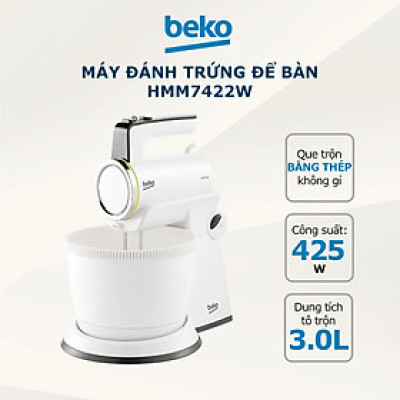 Máy đánh trứng để bàn BEKO HMM7422W - Hàng chính hãng