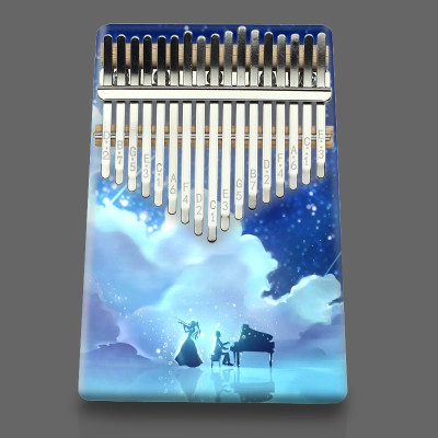 Đàn Kalimba 17 Phím - Đàn Kalimba Thumbs Piano Sử Dụng Ngón Tay | Tặng kèm búa chỉnh, khăn lau, dán nốt phím