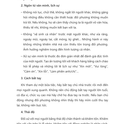 Một Cuốn Sách Lễ Nghi Hữu Dụng Dành Cho Các Cô Gái - 70+ Quy Tắc Xã Giao Thanh Lịch Của Quý Cô Hiện Đại