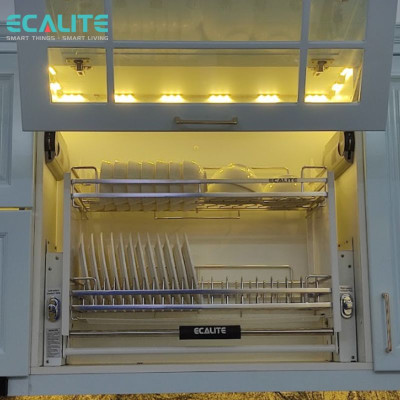 Kệ Chén Di Động Tủ Trên Ecalite EL-BL700W - Tủ Ngang 70cm - Inox 304 Cao Cấp - Hàng Chính Hãng