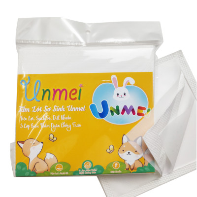 Combo Tiết Kiệm : Mua 3 Tặng 1 - Miếng Lót Sơ Sinh Unmei NewBorn (30 miếng/Bịch)