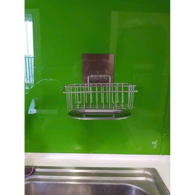 Kệ Để Đồ Rửa Chén Inox 304 Dán Tường - Giá Để Chén Đảm Bảo Sạch Sẽ, Gọn Gàng, Tiện Dụng - HÀNG CHÍNH HÃNG MINIIN