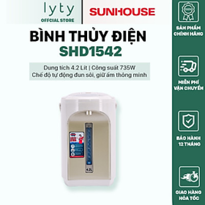 Bình Thủy Điện Sunhouse SHD1542 (4.2 lít) - Hàng chính hãng