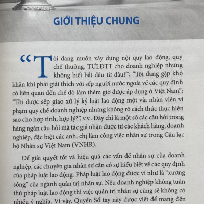 Sổ Tay Pháp Luật Lao Động 