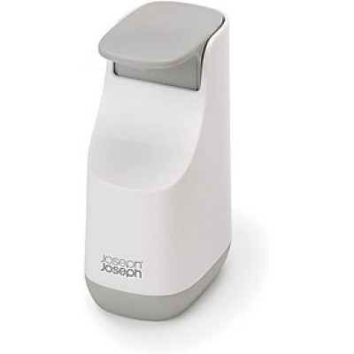 Bình xà phòng Joseph Joseph 70512 Slim Compact Soap Pump màu trắng xám