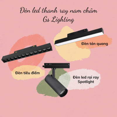 Đèn ray nam châm tiêu điểm GSNCTD công suất 12W