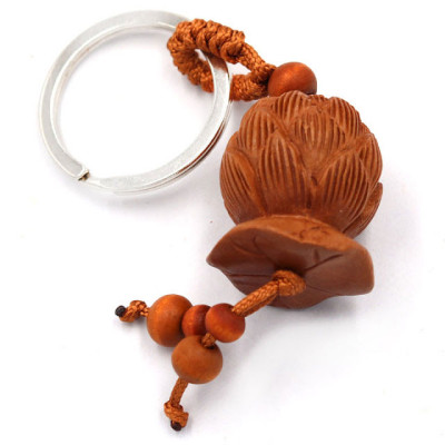 Combo 3 móc chìa khóa phong thủy hoa sen