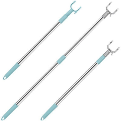 Cây Phơi Quần Áo Trên Cao, Gậy Lấy Đồ Trên Cao Có Thể Kéo Dài Xếp Gọn - Giao Màu Ngẫu Nhiên