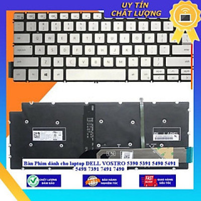 Bàn Phím dùng cho laptop DELL VOSTRO 5390 5391 5490 5491 5498 7391 7491 7490 - MÀU ĐEN - Hàng Nhập Khẩu New Seal