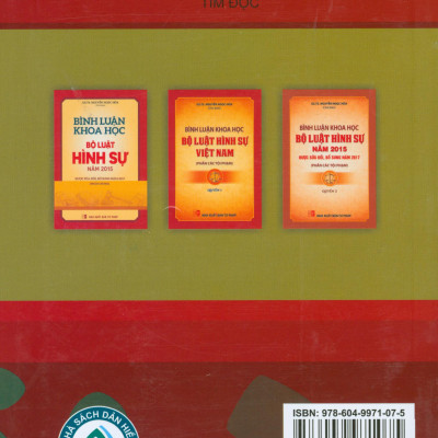 Bộ Luật Hình Sự Năm 2015 Sửa Đổi, Bổ Sung Năm 2017