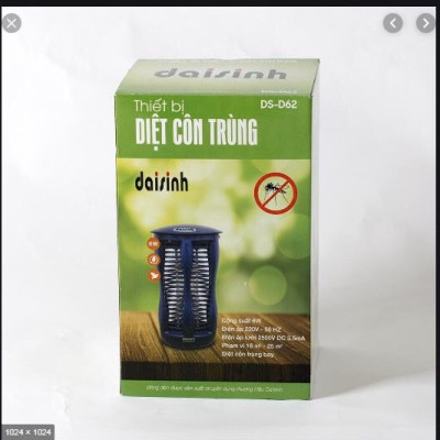Đèn Diệt Côn Trùng Đại Sinh DS-D62 - Hàng Chính Hãng.