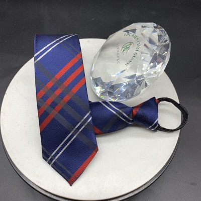 Caravat nam thắt sẵn bản nhỏ 6cm bộ sưu tập cà vạt nam mẫu mới Giangpkc hoạ tiết kẻ thanh lịch 2021