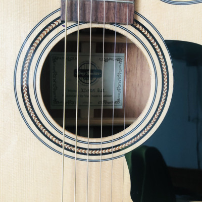 Đàn guitar acoustic có eq full solid hồng đào chất lượng DJ150XB12 Duy Guitar Store dòng đàn ghitar đệm hát dành cho biểu diễn party