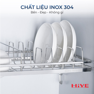Giá chén bát cố định 2 tầng HiVE Inox 304