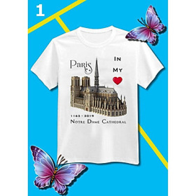 Áo Thun Nhà Thờ Đức Bà Paris