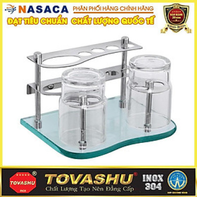 Kệ ly đôi Tovashu 304-6633 (Inox 304 - Bảo hành 20 năm)