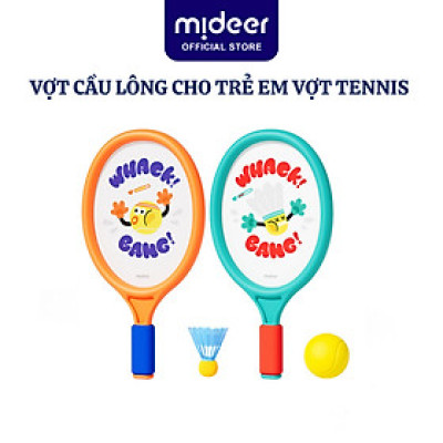 Vợt cầu lông cho trẻ em vợt tennis Mideer Kids Entry-Level Racket 2 in 1 Đồ chơi thể thao cho bé