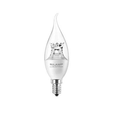 Bóng đèn LED Silamp 7W E14 hình nến, ánh sáng vàng 3000K