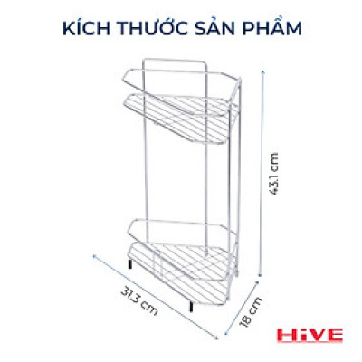 Kệ Tam Giác HiVE 2/3 Tầng Inox 304