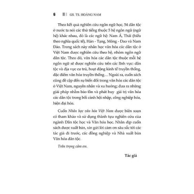 Sách - Nhân Học Văn Hóa Việt Nam - GS. TS Hoàng Nam - VIETNAMBOOK
