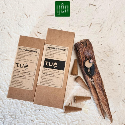 Nụ Trầm Hương Yên Loại Tuệ Sạch Tự Nhiên Ít Khói An Toàn Dùng Thiền Thờ Cúng Thư Giãn