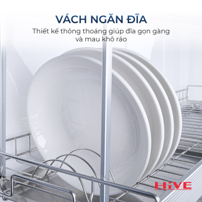 Kệ chén bát treo đáy tủ bếp HiVE SK-ALC A New