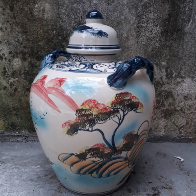 Hũ đựng gạo- Vò ngâm rượu - Chum gốm miệng nhỏ (Giao hàng ngẫu nhiên)