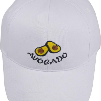 Mũ lưỡi trai nữ thêu hình trái bơ Auocado thời trang xu hướng mới, khóa gài cứng cáp