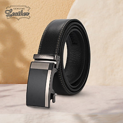 Thắt Lưng Nam Da Thật IDIGO MD1 - 6005 Màu Đen