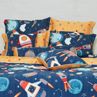 Bộ ga chun chần bốn mùa Everon EPM22072 ( 01 Ga chun chần + 01 Chăn bốn mùa 200x220 + 02 Vỏ gối 45x65)