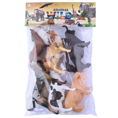 Bộ 6 đồ chơi ĐỘNG VẬT NUÔI nông trại N929-78 size lớn cho bé: NGỰA, BÒ SỮA, CHÓ, DÊ, HEO, BÒ ĐỰC