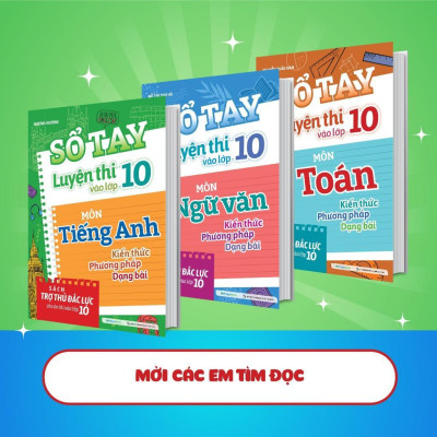 Sách Sổ Tay Luyện Thi Vào Lớp 10 Môn Tiếng Anh - Megabook