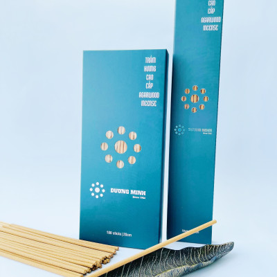 Nhang Trầm cao cấp Dương Minh nhang sạch 100% từ trầm hương tự nhiên không hương liệu hóa chất